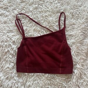 Urban Outfitters Cropped Red Tank